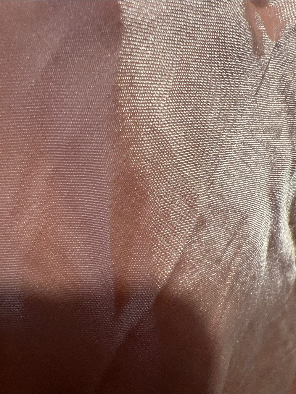 Jones New York Peach Satin V-Neck Midi Dress with Lavender Floral Embroidery - Picture 12 of 12